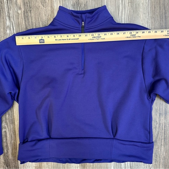 Athleta Women's 1X Purple Polartec Half Zip Sweatshirt‎ Activewear - Picture 7 of 9
